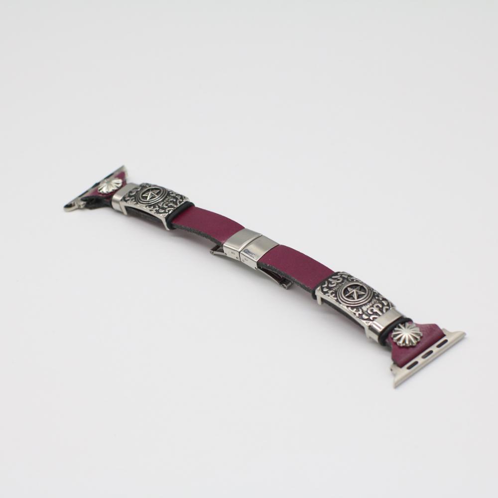 Correa de reloj de pulsera estilo retro, hágalo usted mismo, con relieve