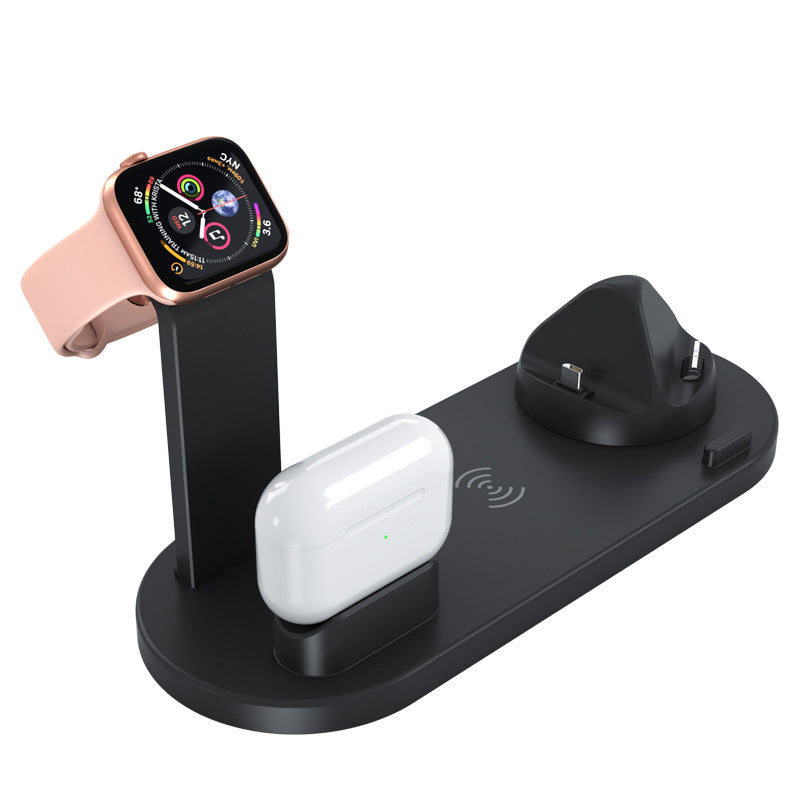 Soporte de cargador inalámbrico 3 en 1 para auriculares y reloj