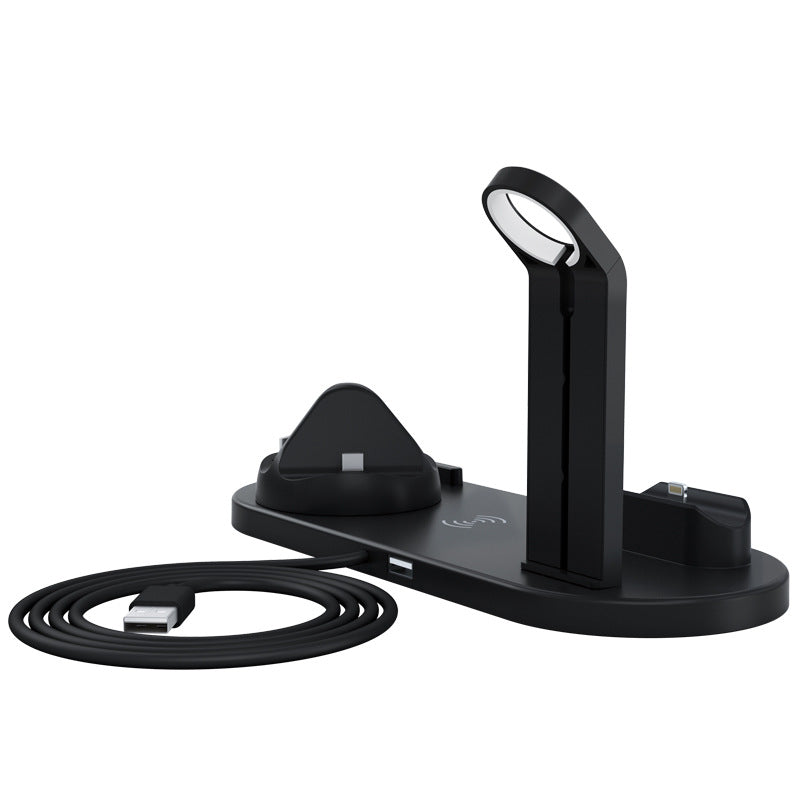 Soporte de cargador inalámbrico 3 en 1 para auriculares y reloj
