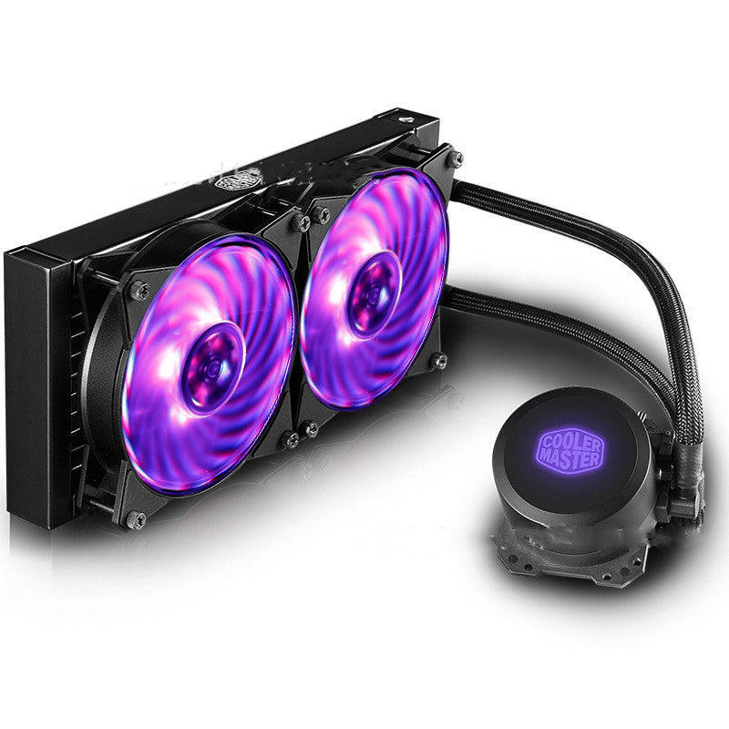 Refrigerador Bingshen 240Rgb Refrigeración por agua para CPU Bomba de agua de doble cámara Diseño de microcanales Ventilador equilibrado