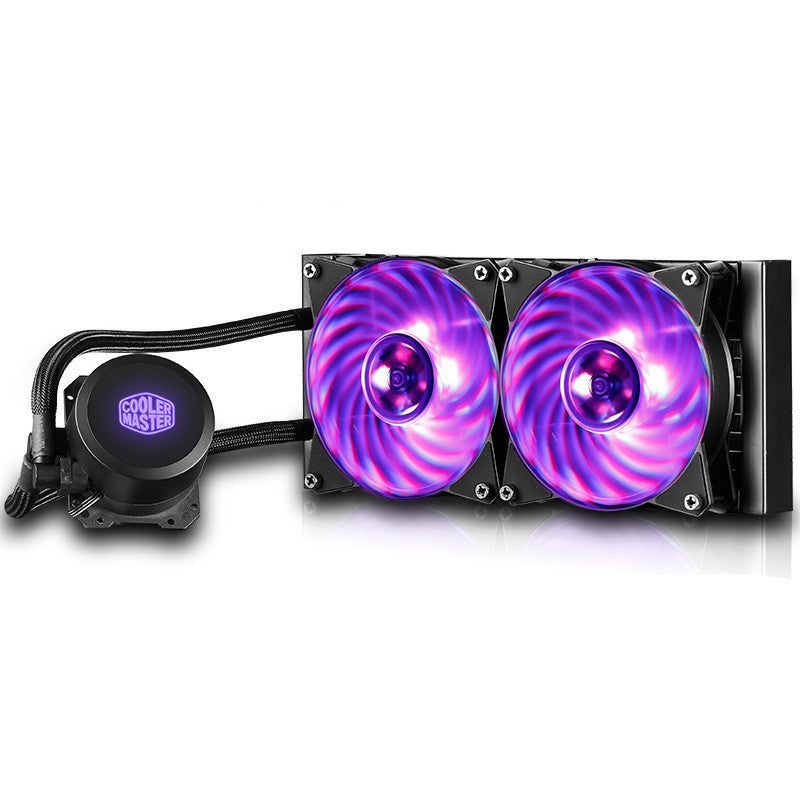 Refrigerador Bingshen 240Rgb Refrigeración por agua para CPU Bomba de agua de doble cámara Diseño de microcanales Ventilador equilibrado