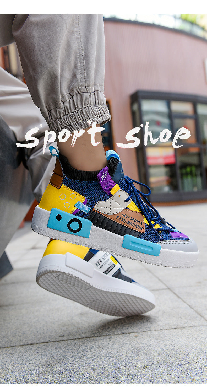 Juego de calcetines para zapatillas deportivas de hombre, zapatos modernos de papá