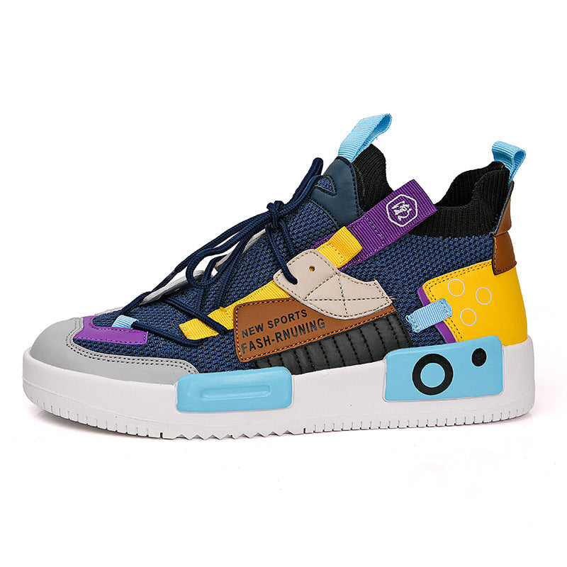 Juego de calcetines para zapatillas deportivas de hombre, zapatos modernos de papá