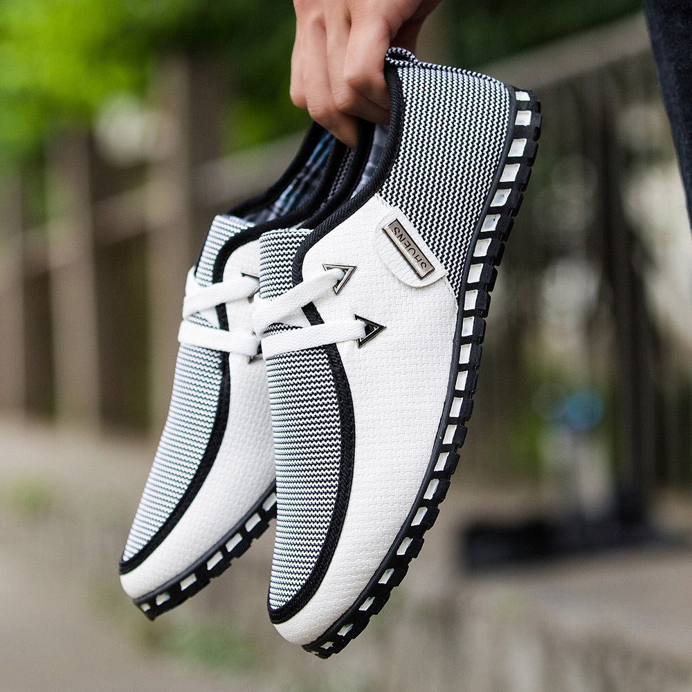 Zapatos de conducir casuales perezosos, versátiles y a la moda para hombre, mocasines para hombre