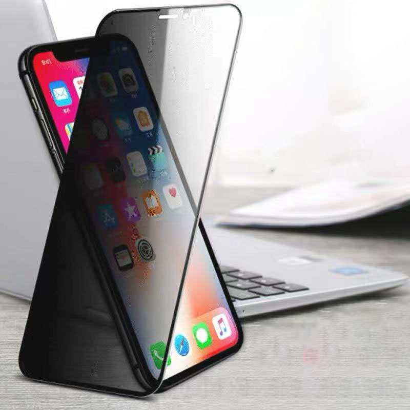 Compatible con, compatible con, adecuado para IPhone12ProMax, protector de privacidad de borde suave, protector de privacidad de fibra de carbono 12Pro, protector de privacidad de fibra de carbono 11