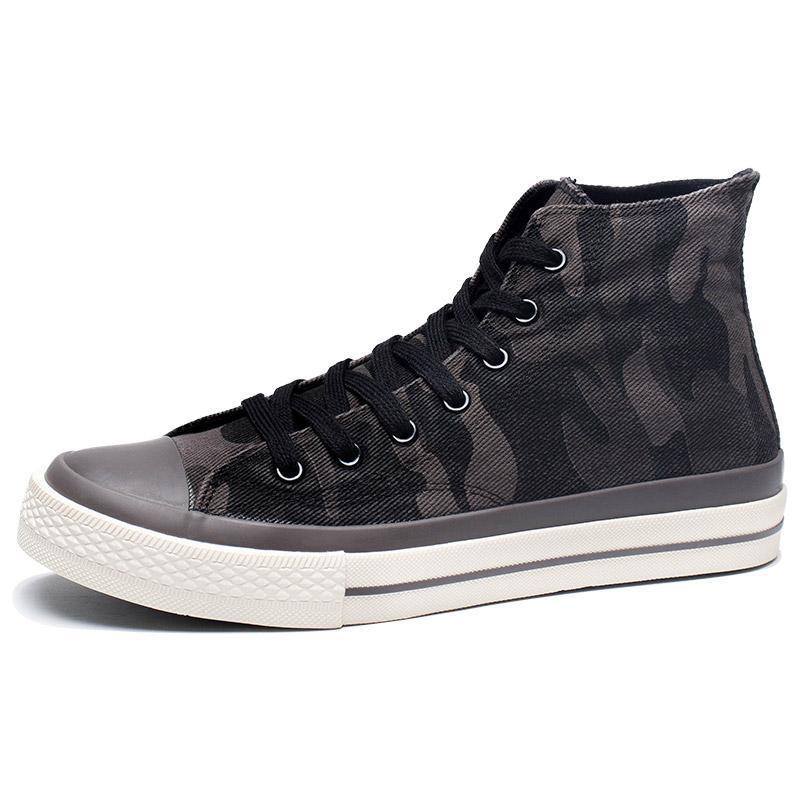 Zapatillas altas de lona para hombre