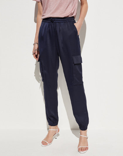 Pantalones casuales de mujer de tiro alto, elásticos y microajustados, que estilizan la figura