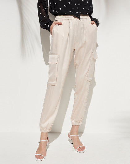 Pantalones casuales de mujer de tiro alto, elásticos y microajustados, que estilizan la figura