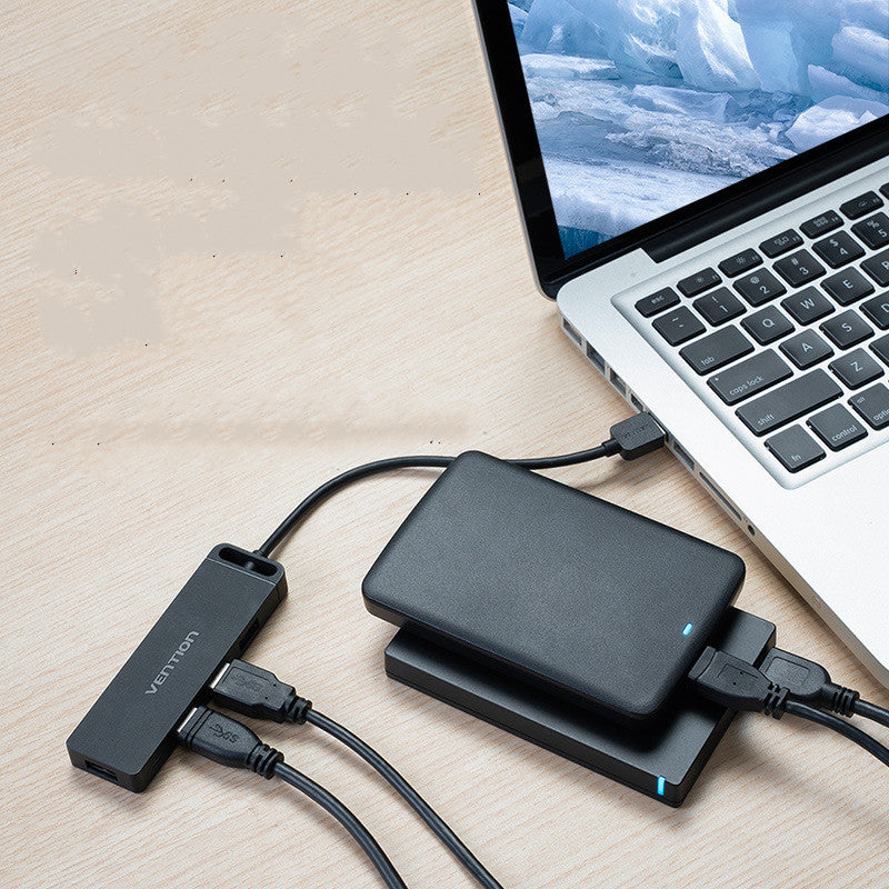 Serie Chm Usb2.0 a Usb2.0X4 y Fuente de Alimentación Micro Usb Negro 0.5M