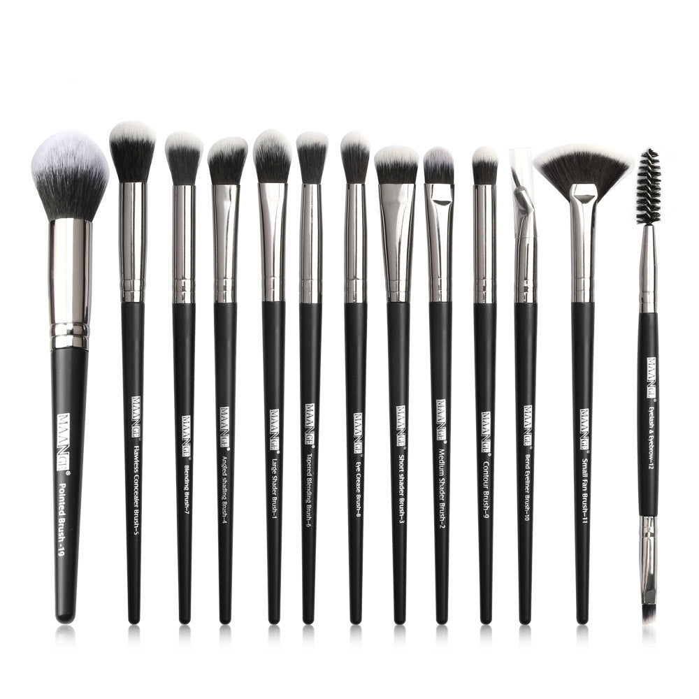 Venta Directa de Fábrica Maange Nuevo Producto Juego de 13 Brochas de Maquillaje de Ojos Brochas de Sombra de Ojos Herramientas de Belleza Venta Caliente
