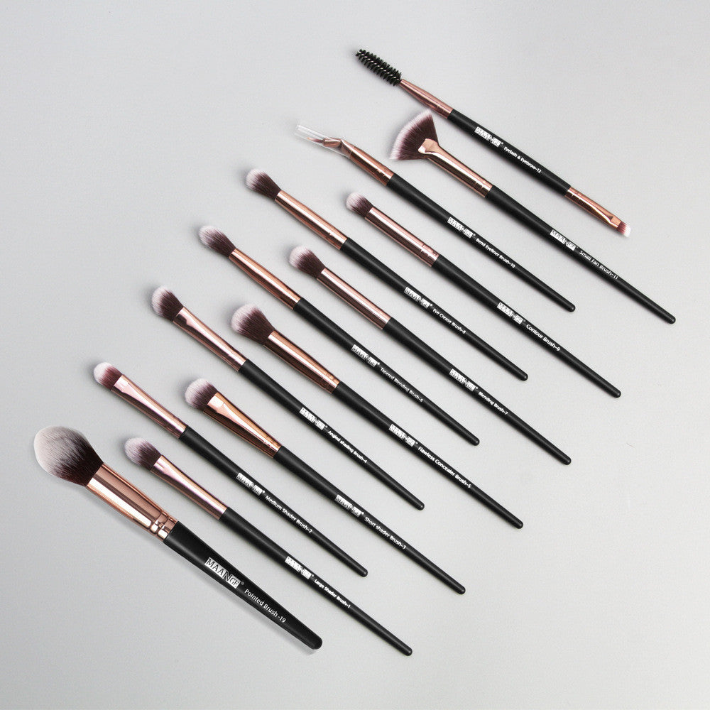 Venta Directa de Fábrica Maange Nuevo Producto Juego de 13 Brochas de Maquillaje de Ojos Brochas de Sombra de Ojos Herramientas de Belleza Venta Caliente