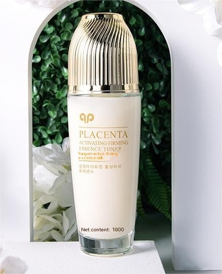 Set de productos para el cuidado de la piel con tónico activo y loción de placenta de oveja