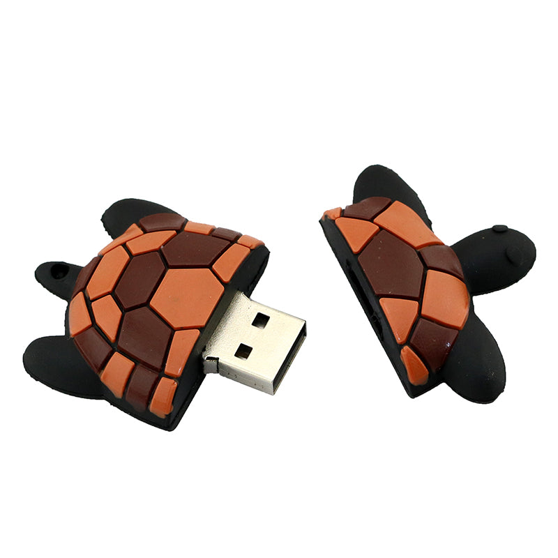 Unidad flash USB de tortuga de dibujos animados creativa