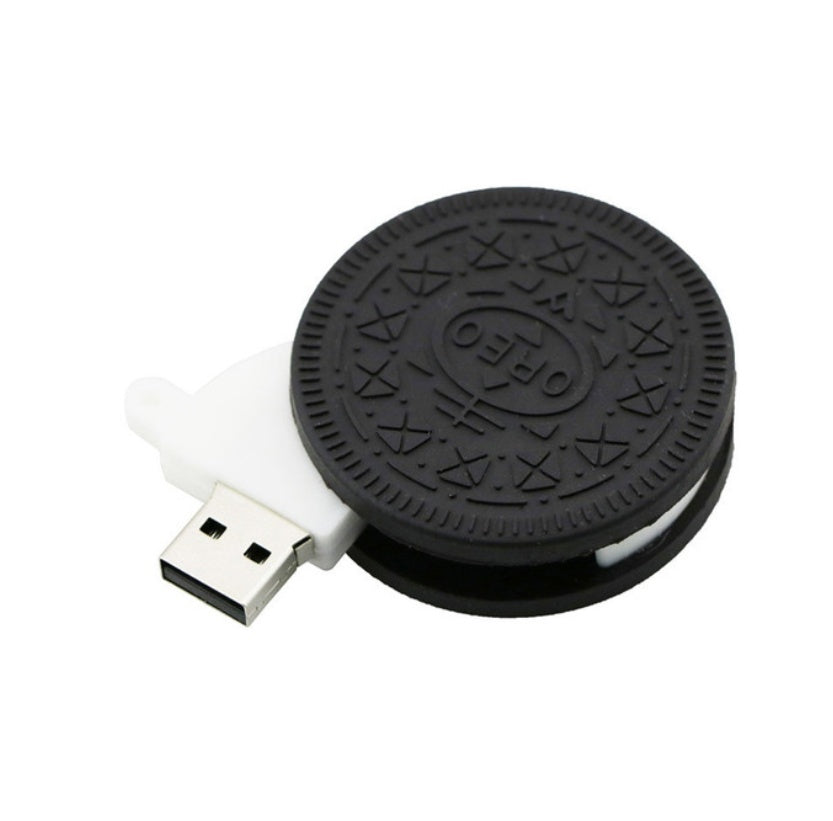 Memoria USB con forma de galleta sándwich, un regalo creativo