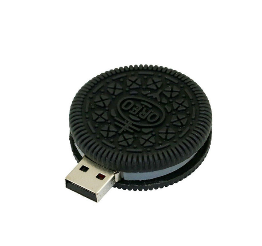 Memoria USB con forma de galleta sándwich, un regalo creativo