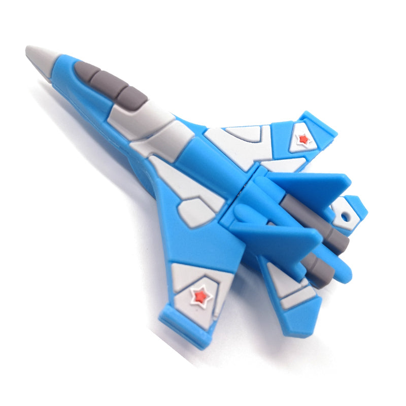 Disco U para aeronaves 3.0 de 32GB, modelo de avión de línea con simulación estéreo, disco U de plástico blando de 16GB