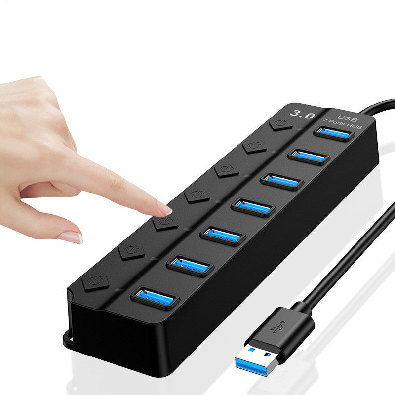 Concentrador USB 3.0 de alta velocidad con 7 puertos