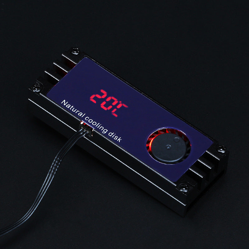 Disipador para unidad de estado sólido M.2, armadura M.2 SSD NVMe, refrigeración activa Turbo para disco duro de ordenador de sobremesa