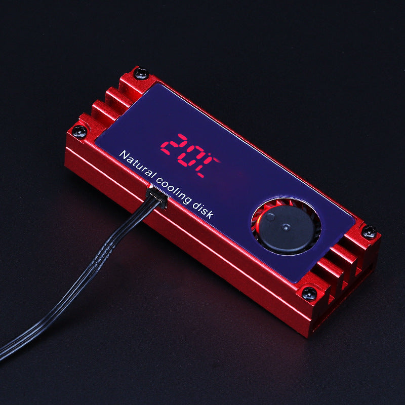Disipador para unidad de estado sólido M.2, armadura M.2 SSD NVMe, refrigeración activa Turbo para disco duro de ordenador de sobremesa