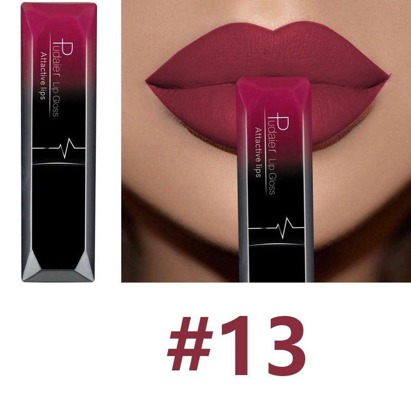Maquillaje mate, brillo labial mate, pintalabios