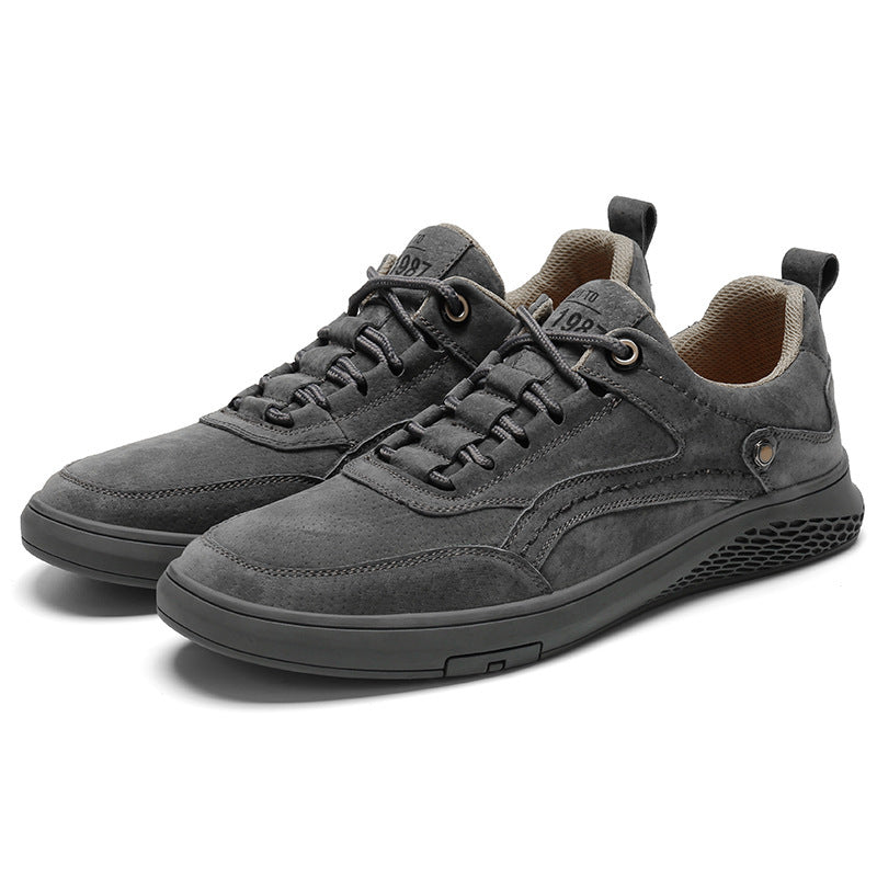 Zapatos de trabajo para exteriores para hombres, zapatos deportivos casuales coreanos