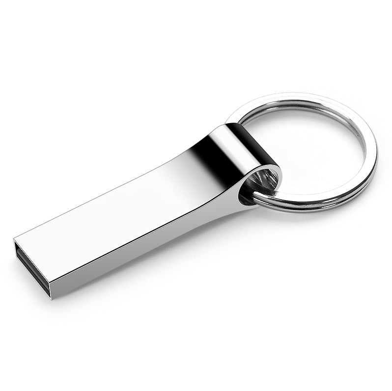 U Disk 32GB USB 2.0 de Alta Velocidad con Grabado Personalizado U Disk Metálico Impermeable