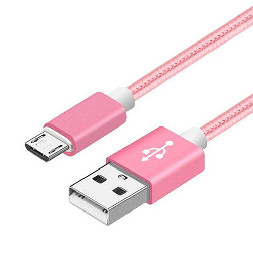 Compatible con Apple, cable de datos trenzado de nylon V8 cable de carga