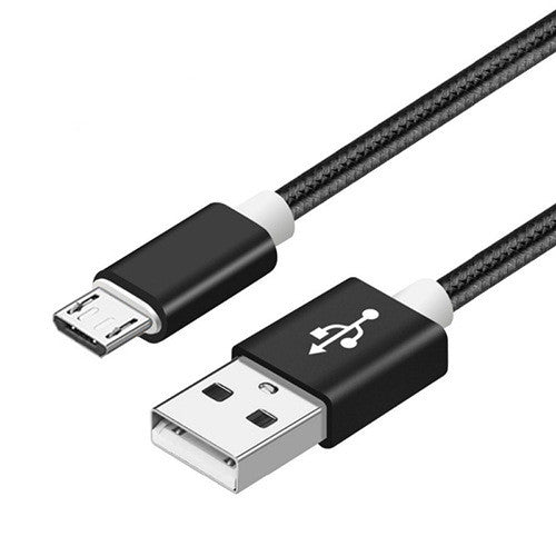 Compatible con Apple, cable de datos trenzado de nylon V8 cable de carga