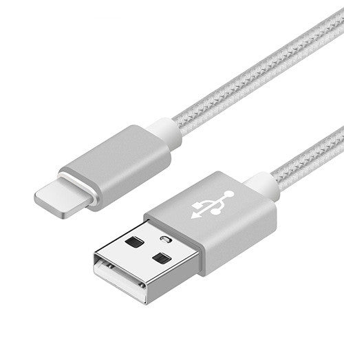 Compatible con Apple, cable de datos trenzado de nylon V8 cable de carga