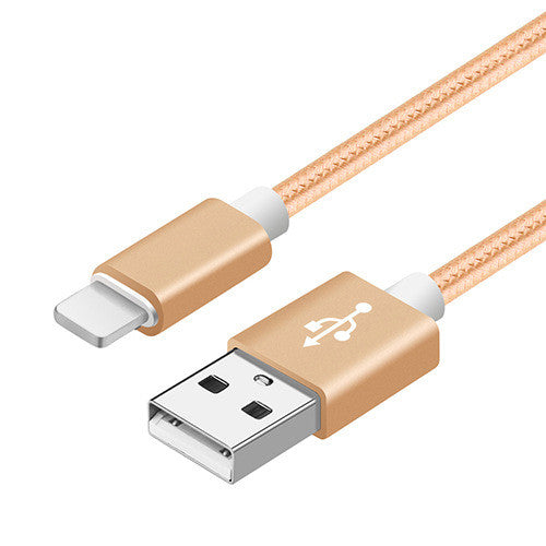 Compatible con Apple, cable de datos trenzado de nylon V8 cable de carga