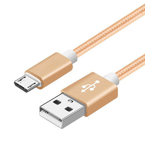 Compatible con Apple, cable de datos trenzado de nylon V8 cable de carga