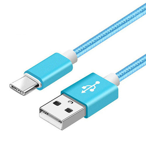 Compatible con Apple, cable de datos trenzado de nylon V8 cable de carga