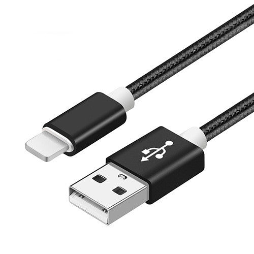 Compatible con Apple, cable de datos trenzado de nylon V8 cable de carga