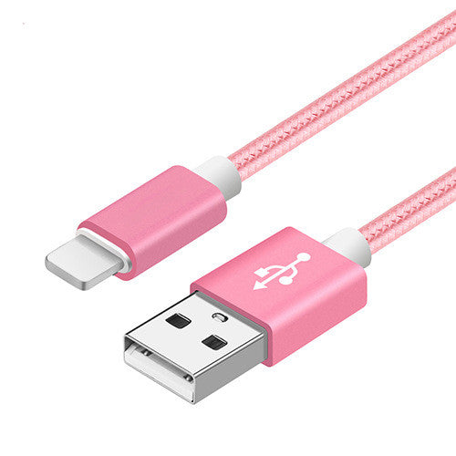 Compatible con Apple, cable de datos trenzado de nylon V8 cable de carga