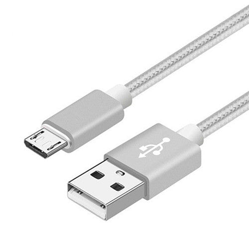 Compatible con Apple, cable de datos trenzado de nylon V8 cable de carga