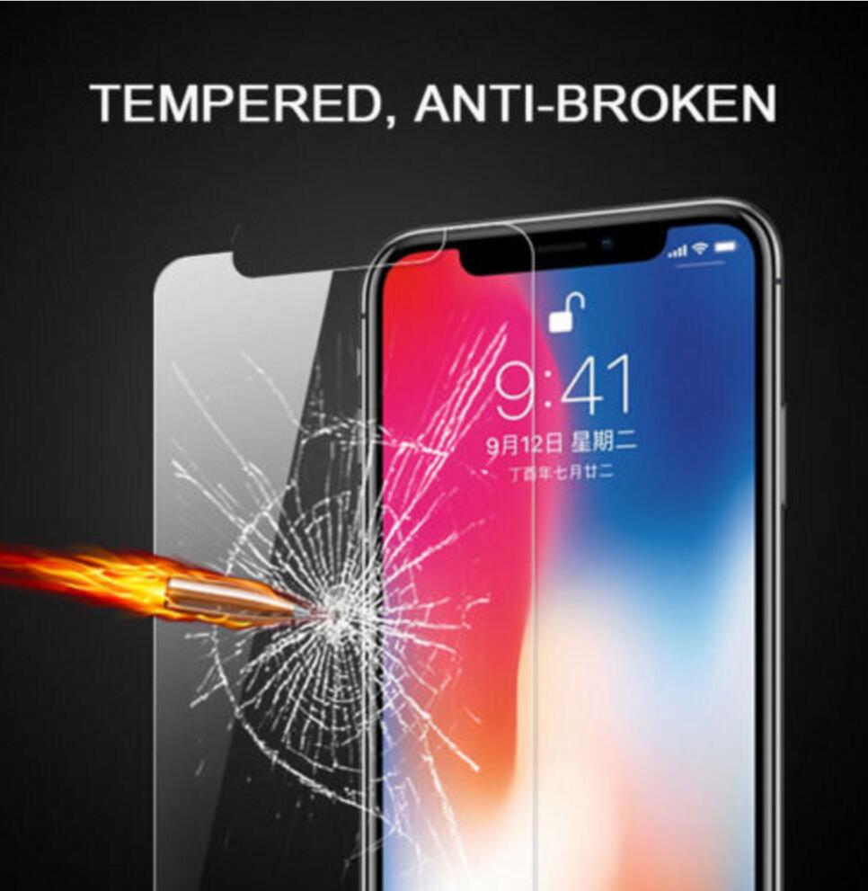 Compatible con Apple, para iPhone 12 11 Xs Max 7 8 6 Protector de pantalla de cristal templado