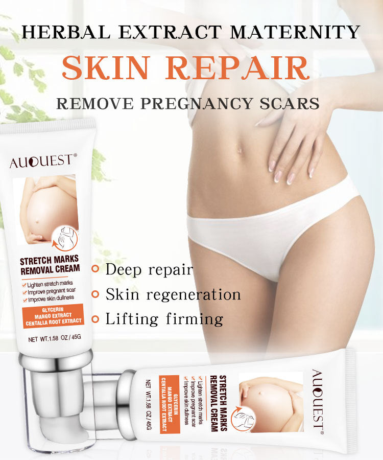 Crema Corporal Reafirmante Antienvejecimiento y Antiarrugas para Eliminar Cicatrices de Embarazo, Acné, Estrías y Tratamiento de Reparación para la Maternidad