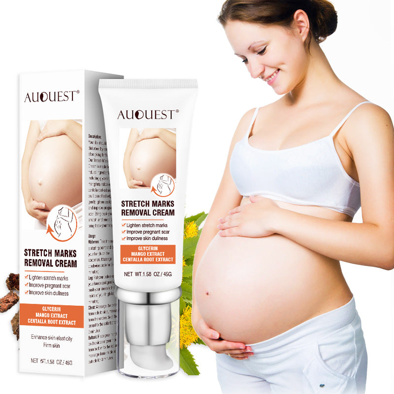 Crema Corporal Reafirmante Antienvejecimiento y Antiarrugas para Eliminar Cicatrices de Embarazo, Acné, Estrías y Tratamiento de Reparación para la Maternidad