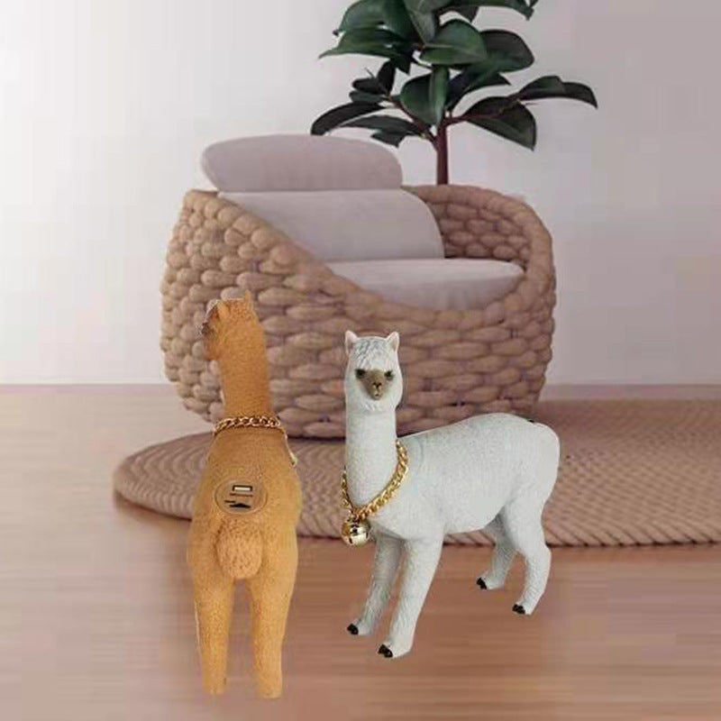 Altavoces Bluetooth portátiles, dibujos animados de alpaca, tarjeta, radio FM, subwoofer de música inalámbrico, caja de sonido para centro de audio de PC.