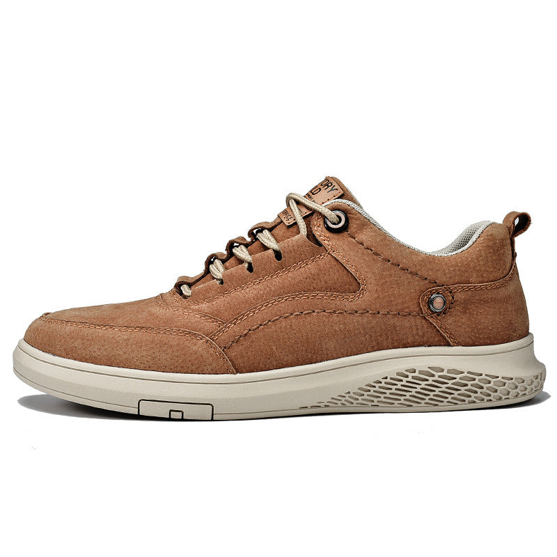 Zapatos casuales nuevos para hombres, tendencia versátil, zapatos de tabla estilo británico para estudiantes