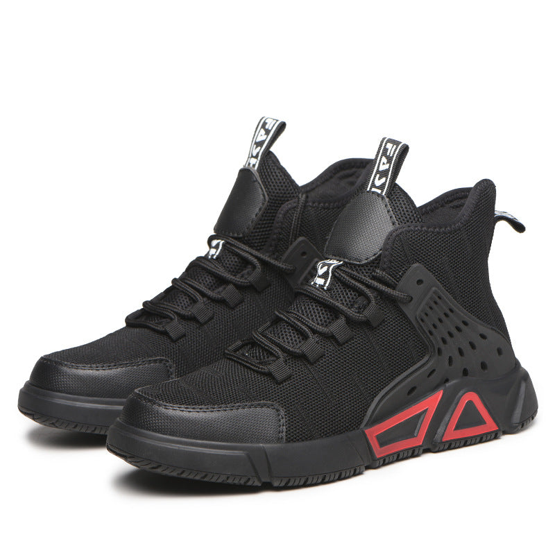 Zapatos de seguridad laboral, zapatos de seguridad con puntera de acero para hombre, zapatos de protección informales
