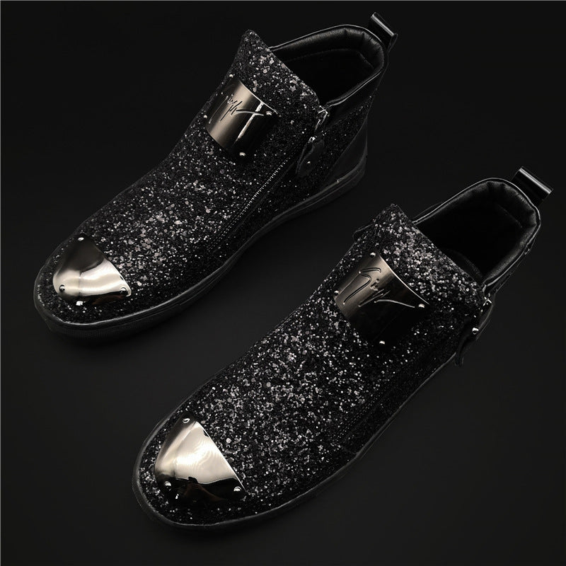 Botas Martin británicas con lentejuelas