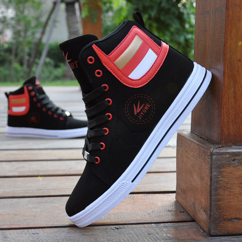 Zapatillas deportivas de hombre de caña alta, calzado masculino