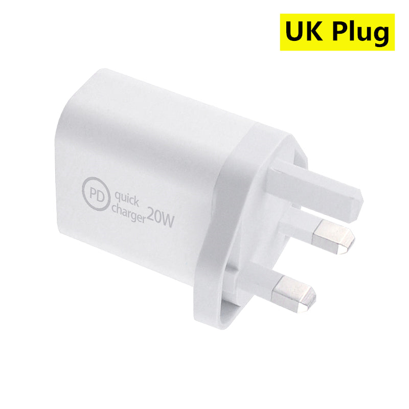 Cargador de teléfono móvil PD20W Cabezal de carga rápida de 20W PD