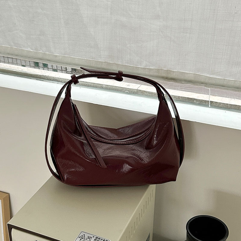 Mini Tote De Diseño Exclusivo y Lujo Sutil con un Toque Sofisticado, Perfecto como Bolso de Hombro o Bandolera Estilo Dumpling