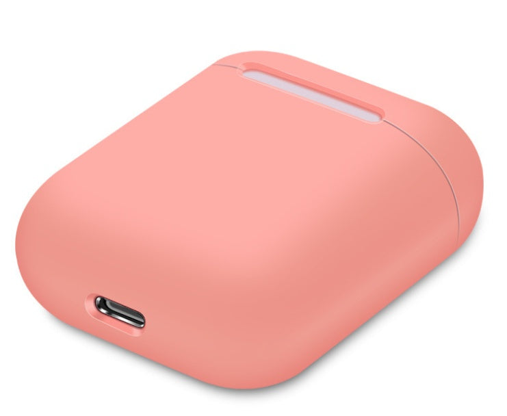Compatible con Apple, funda protectora adecuada para la carcasa de protección de la caja de carga de auriculares inalámbricos Bluetooth, funda de silicona antiporatable