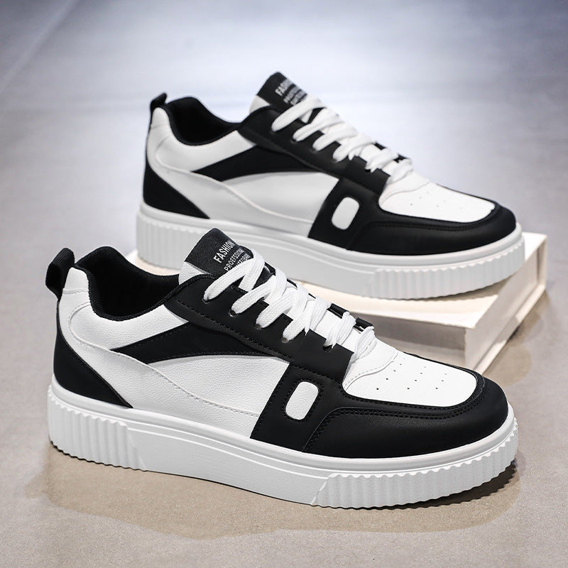 Zapatillas de skateboard casuales transpirables de corte bajo estilo retro americano para hombre