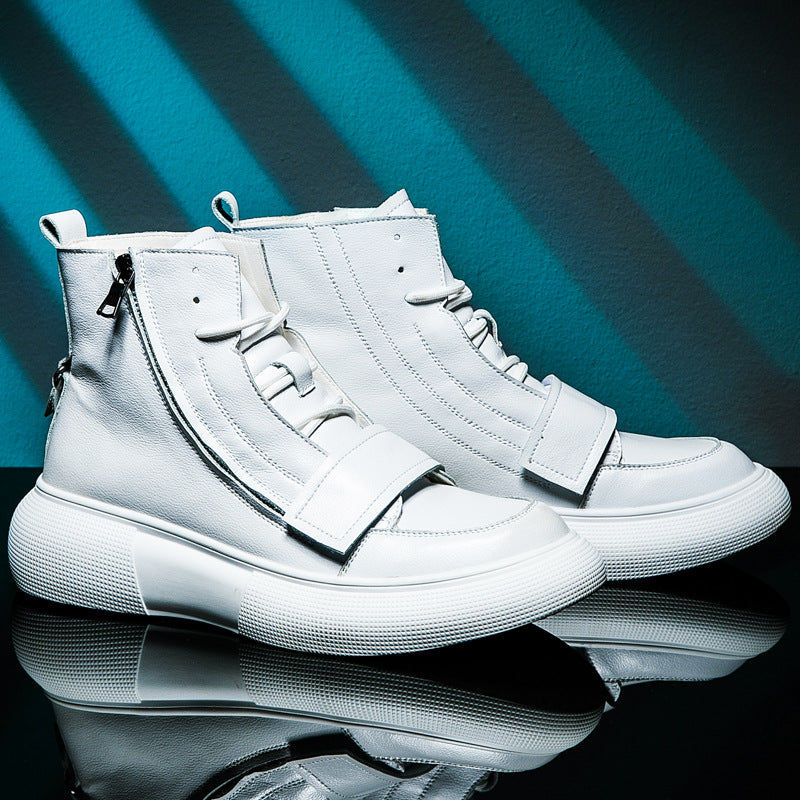 Zapatos de hombre personalizados con cremallera lateral