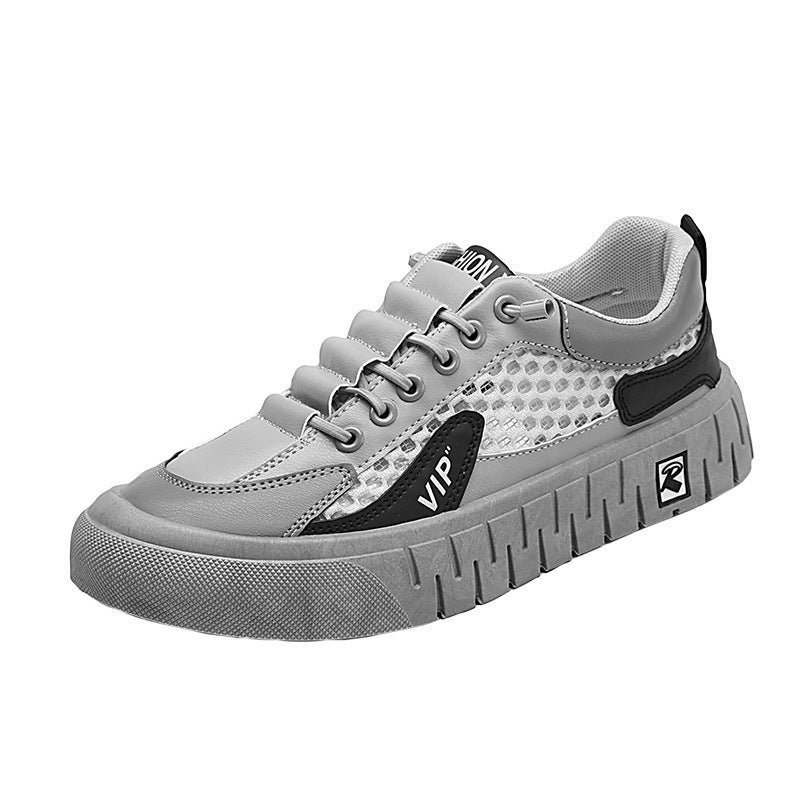 Zapatillas deportivas casual de hombre con paneles de malla transpirable