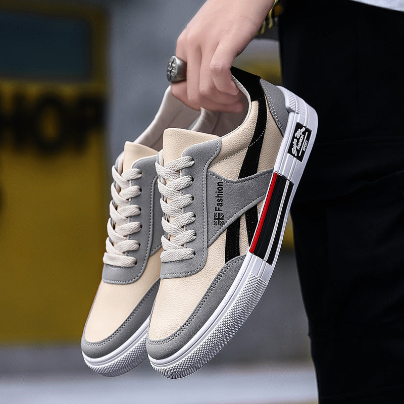 Zapatillas de lona casuales de tendencia coreana para hombre